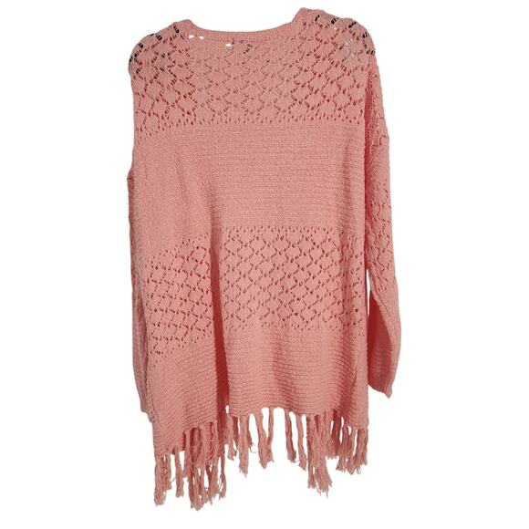 Cupcake Clothing LTD Cotton Pink Open Front Cardigan Sweater Womens Medium M - Picture 2 of 4